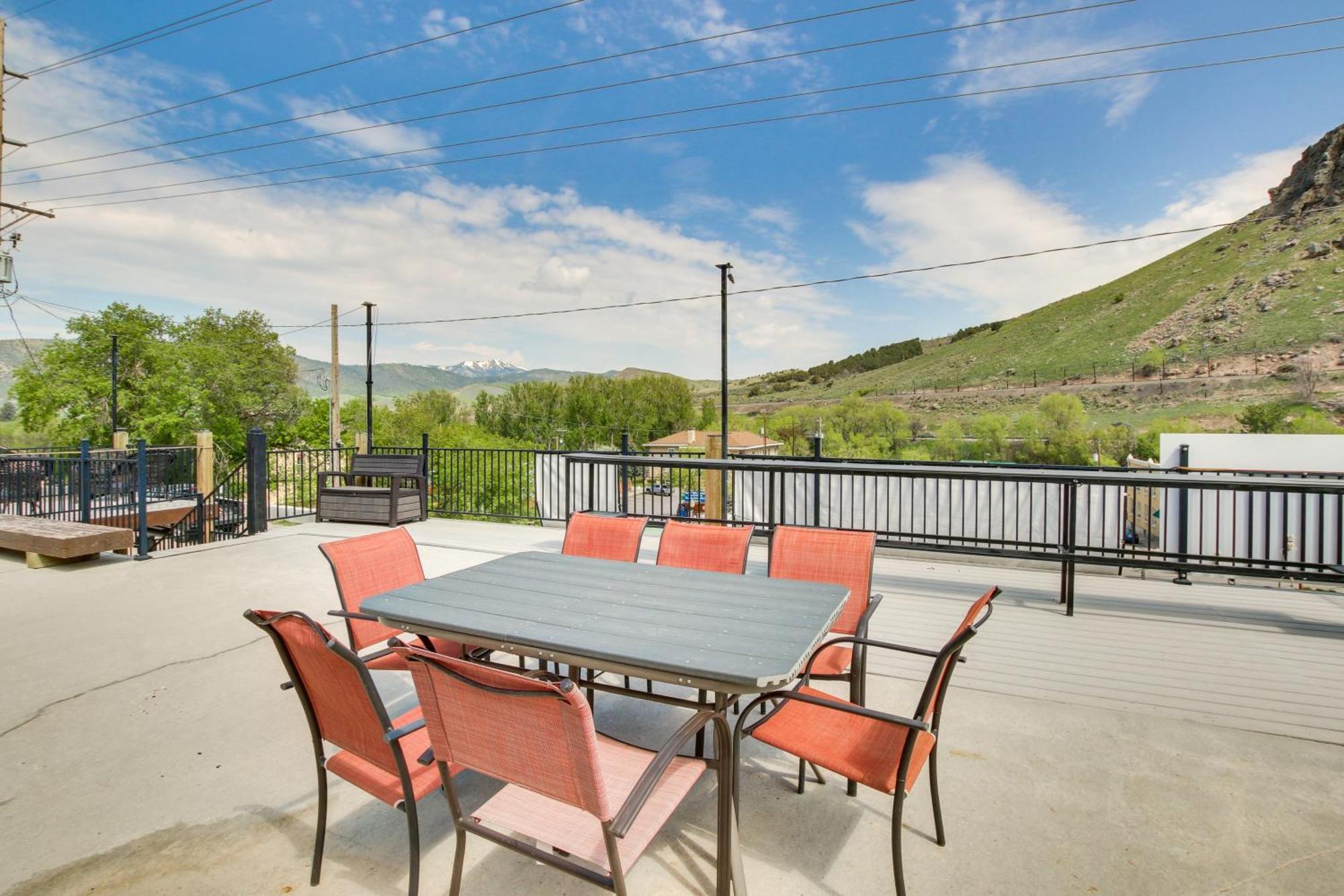 Lava Hot Springs Studio With Deck Walk To Hot Pools Dış mekan fotoğraf