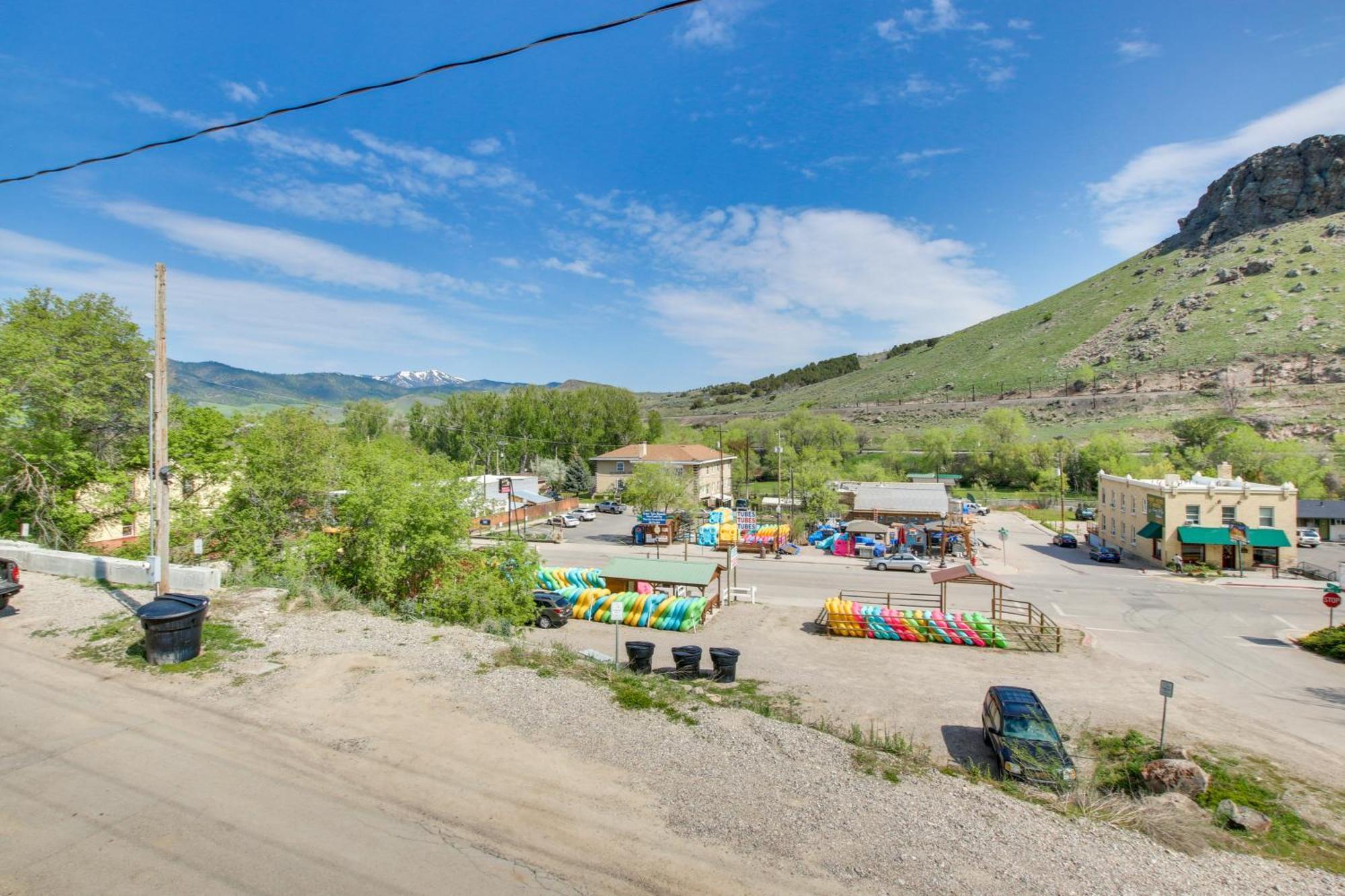 Lava Hot Springs Studio With Deck Walk To Hot Pools Daire Dış mekan fotoğraf