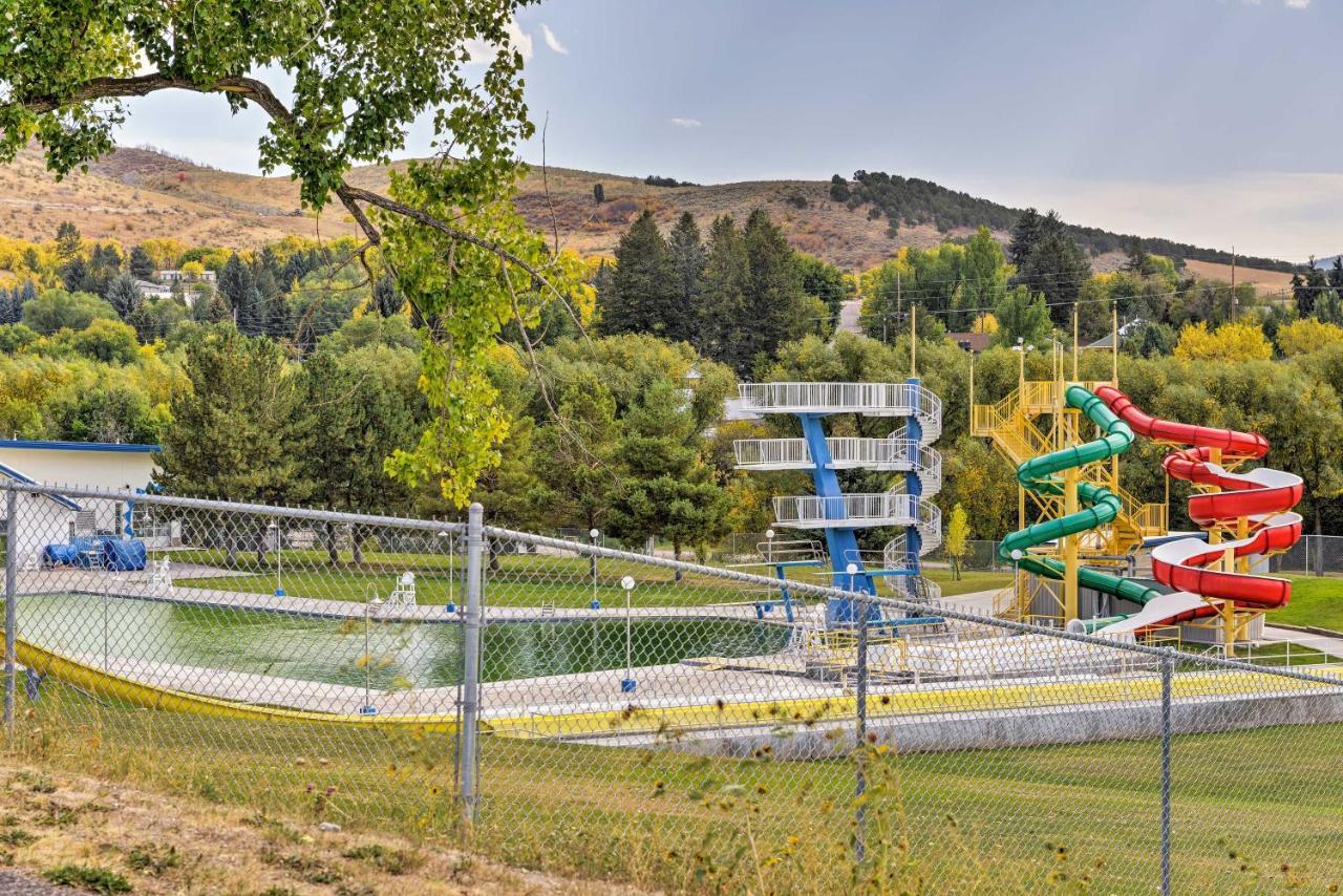 Lava Hot Springs Studio With Deck Walk To Hot Pools Daire Dış mekan fotoğraf