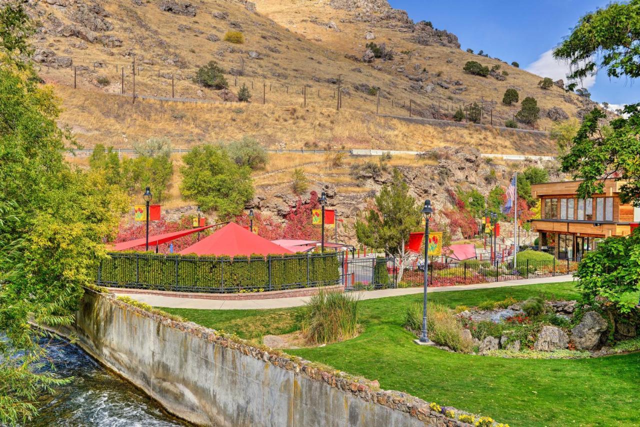 Lava Hot Springs Studio With Deck Walk To Hot Pools Daire Dış mekan fotoğraf